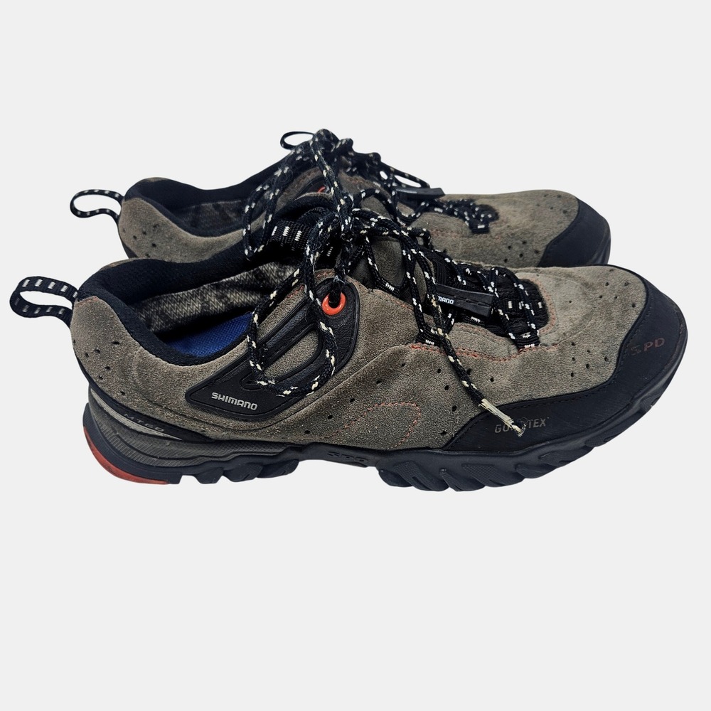 Shimano SH-MT90 Gore-Tex SPD Mountain Biking Shoes Mens 43 US 8.9 Gray Suede